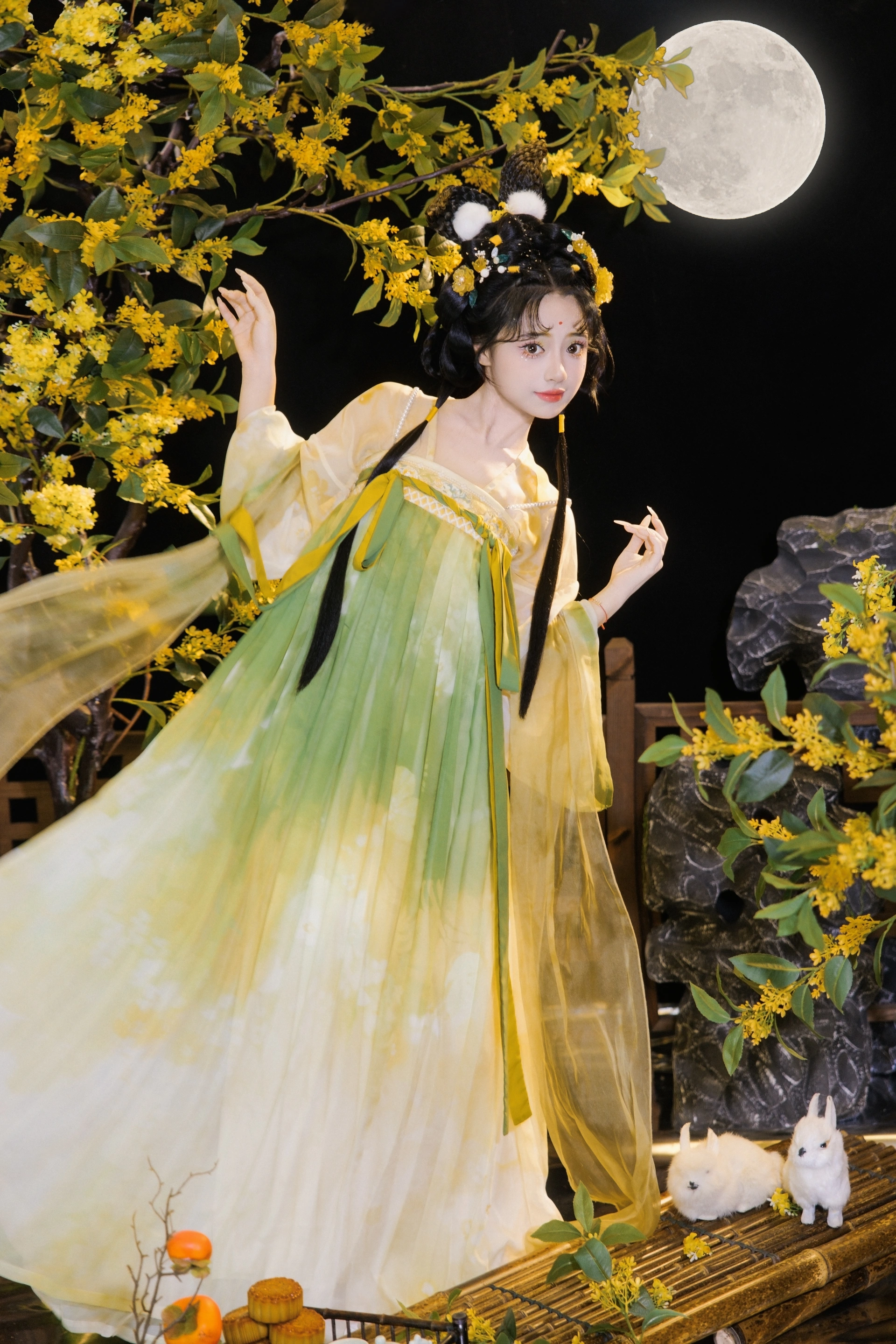 [YITUYU艺图语]2024.10.28 中秋-玉兔 衔鹿 1